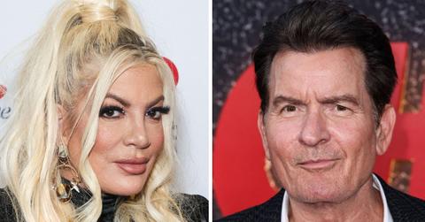 tori spelling charlie sheen date
