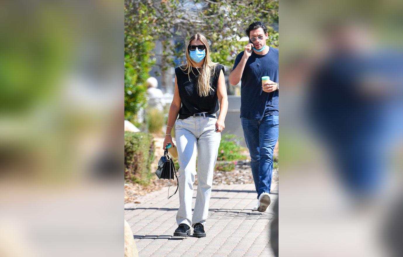 sofia richie and boyfriend elliot grange step out for lunch in malibu