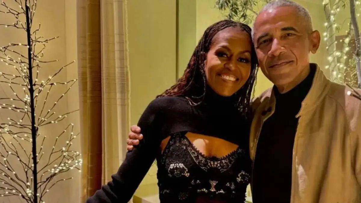 Photo of Michelle Obama said her husband, Barack Obama, likes to 'razz' her about her love of 'Real Housewives.'