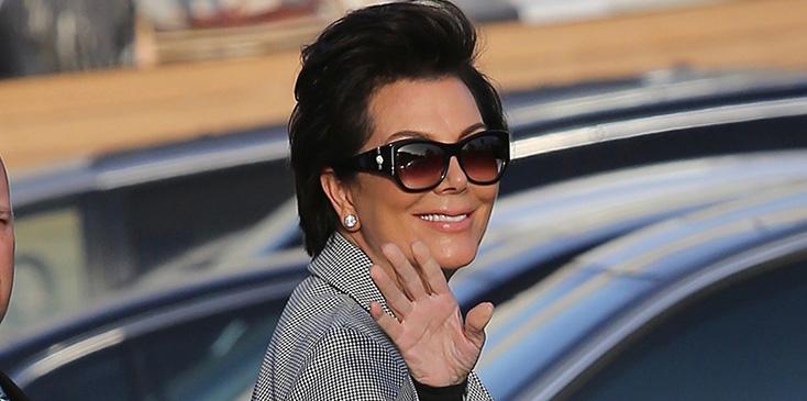 Kris Jenner Arrives With Scott Disick At Nobu