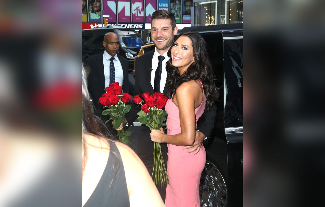 The Bachelorette Becca Kufrin and Fiance Garrett Yrigoyen at GMA