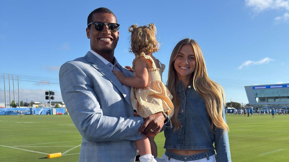 Image of Allison Kuch and Isaac Rochell are preparing to welcome their second child this month.