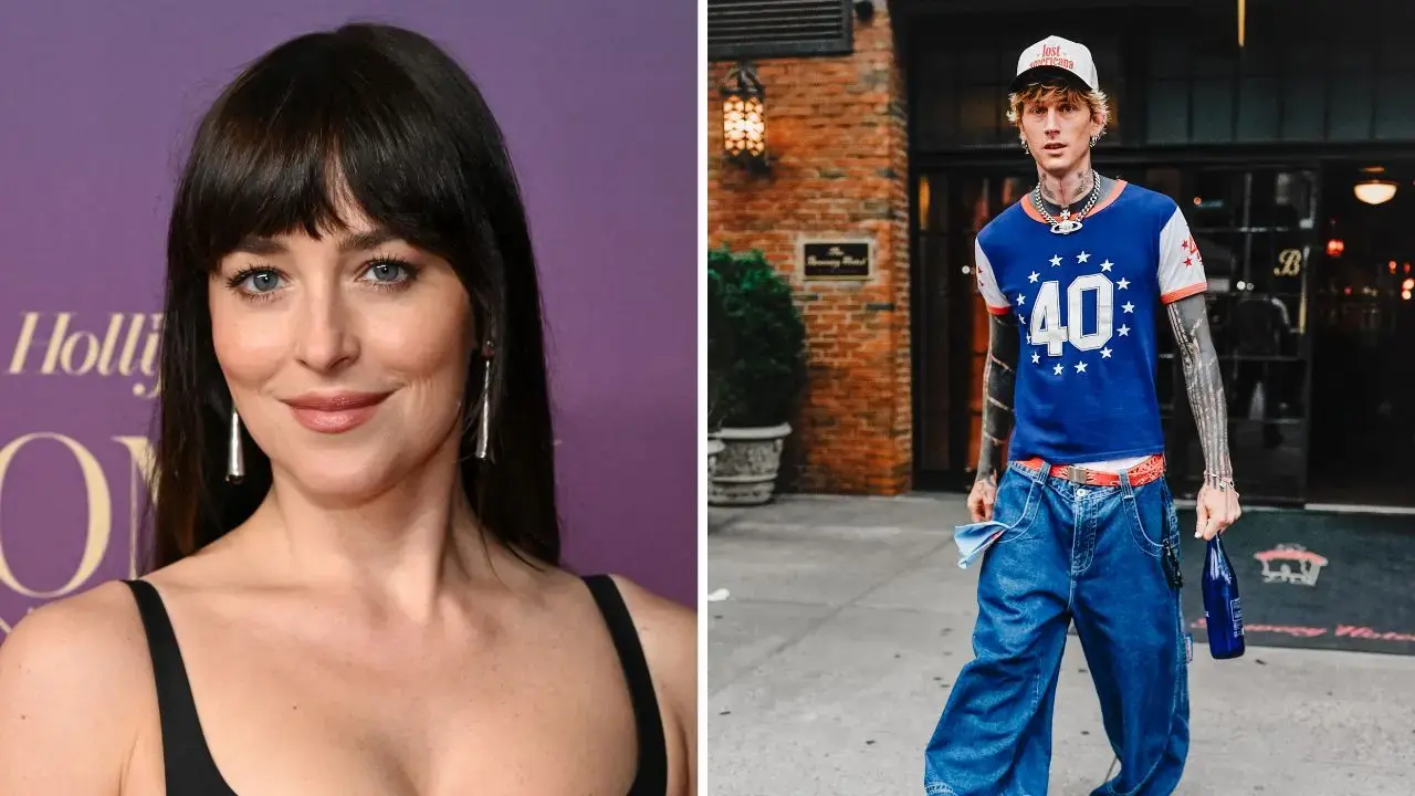 Image of Dakota Johnson was apparently already a fan of MGK and 'always found him cute.'