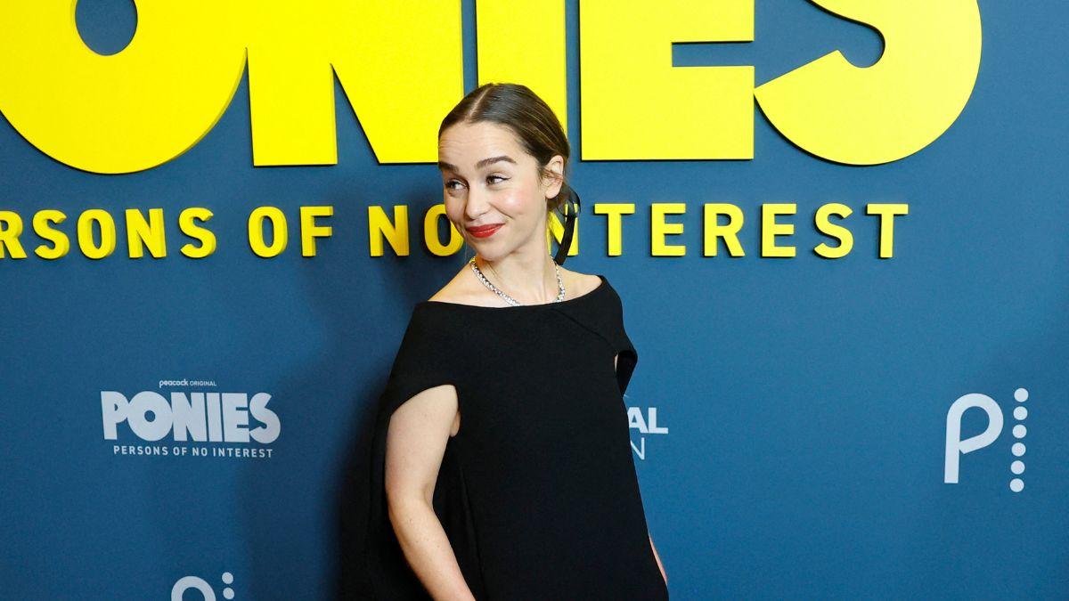 image of Emilia Clarke thought she was 'going to die' before completing an interview. 