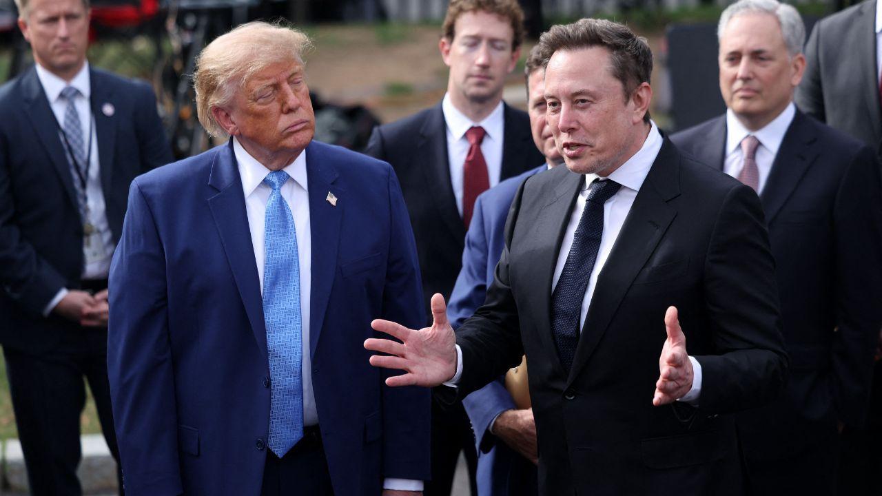 Donald Trump and Elon Musk