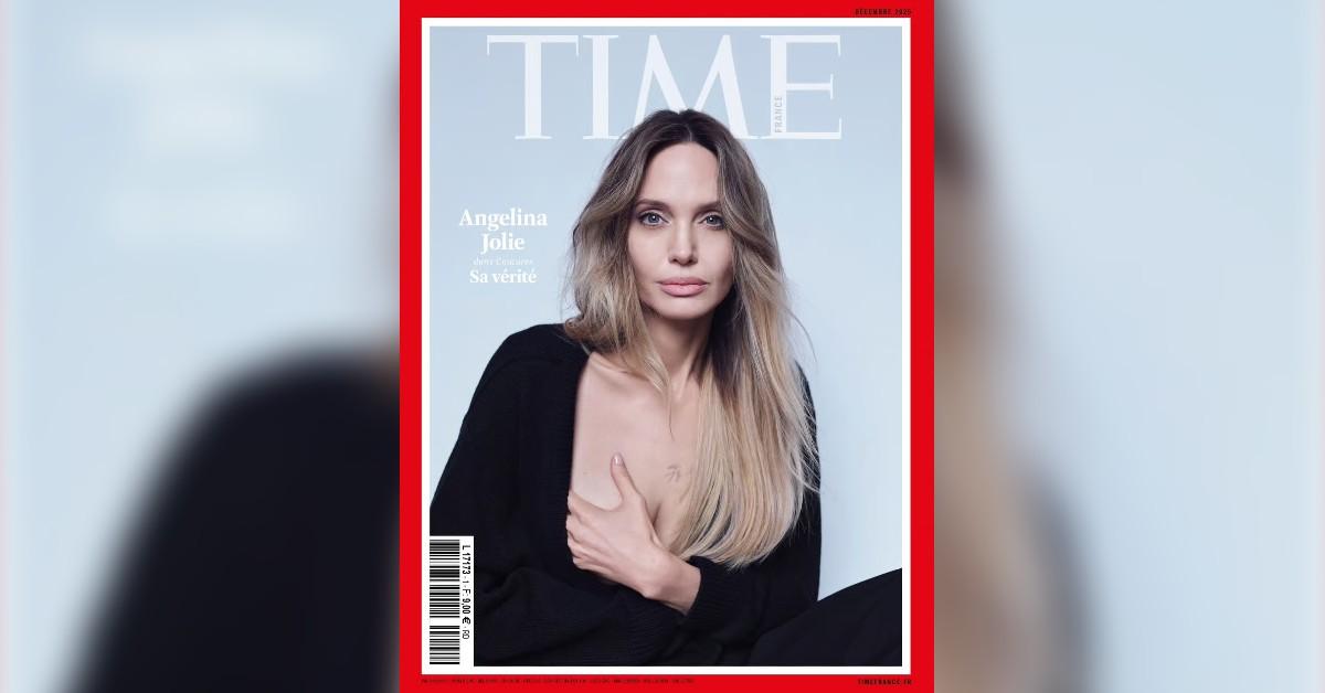 Image of Angelina Jolie appeared on the cover of 'Time France.'