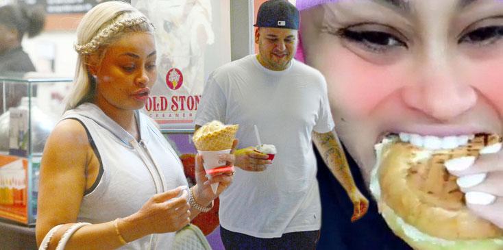 Blac chyna rob kardashian ditching diet HERO