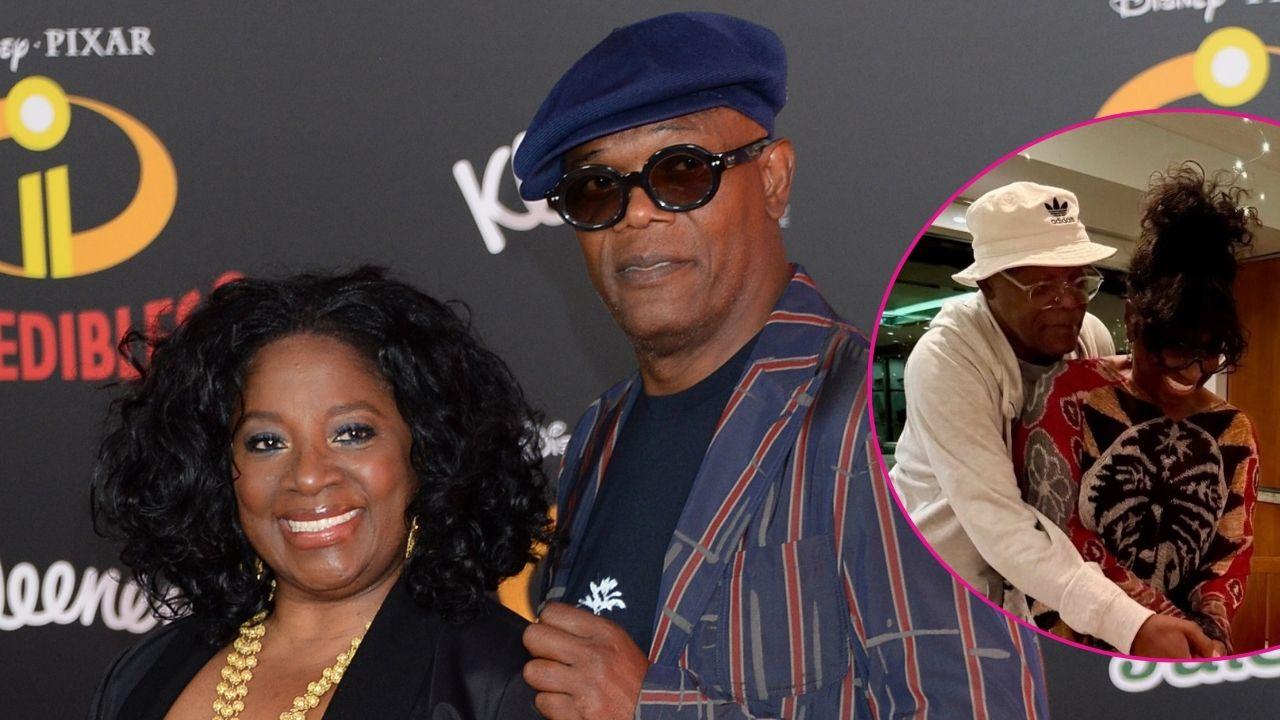 Samuel L. Jackson and his wife