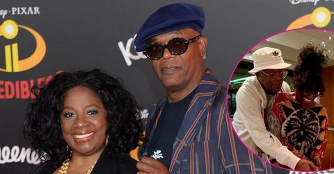 Samuel L. Jackson and his wife