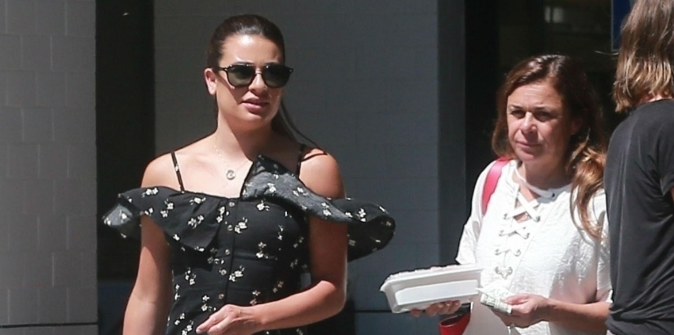 Lea Michele Lunch Floral Romper Photoshero