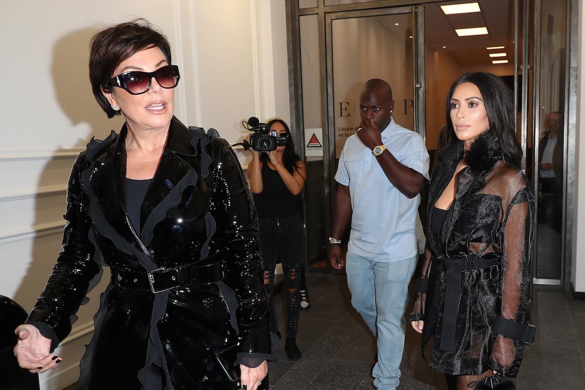 Kim Kardashian &amp; Kris Jenner Out During Paris Fashion Week