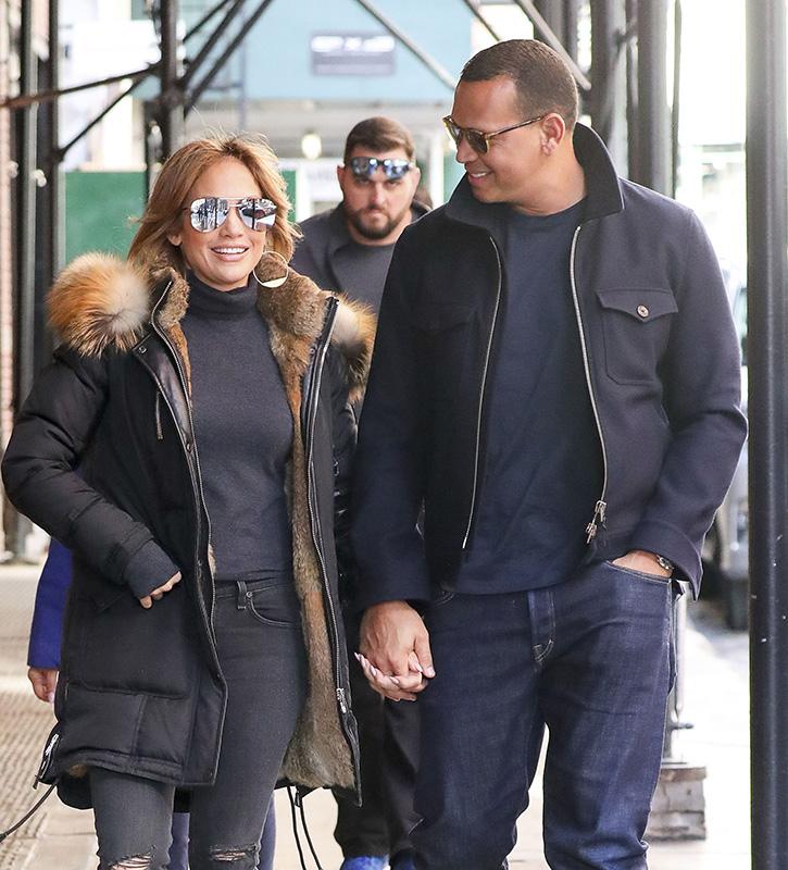 Jennifer Lopez And Alex Rodriguez All Smiles While Out In Soho