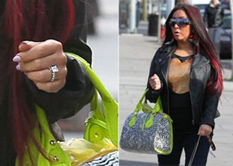 Confirmed: 'Jersey Shore's' Snooki Shows Off Engagement Ring for Paparazzi  (Poll) – The Hollywood Reporter