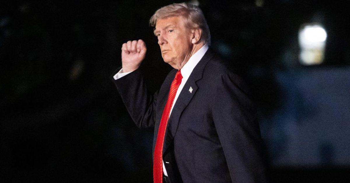 image of Donald Trump defended ICE agents in his '60 Minutes' interview on Sunday, November 2.