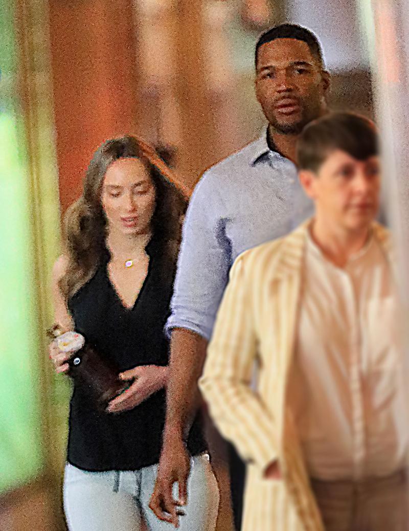 EXCLUSIVE: Michael Strahan and girlfriend Kayla Quick out for dinner in New York