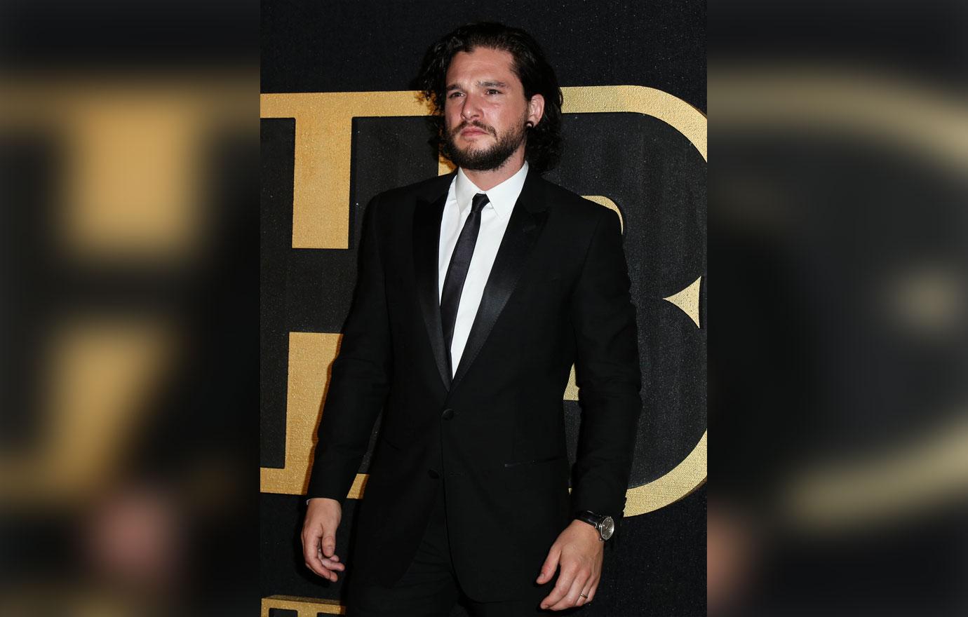 Kit harington in black suit