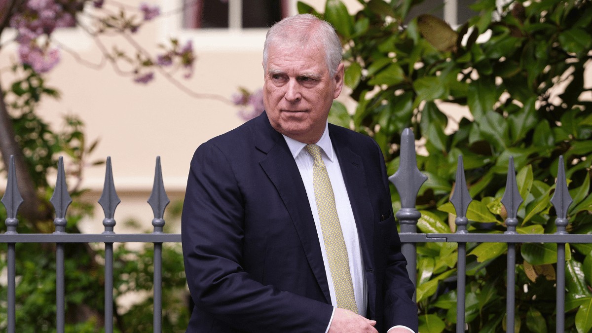Image of Ex-Prince Andrew allegedly once put a 'bottle of water down his trousers' on a plane to warm it up.