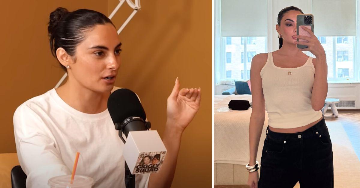 Two photos of Paige DeSorbo