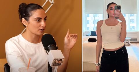 Two photos of Paige DeSorbo