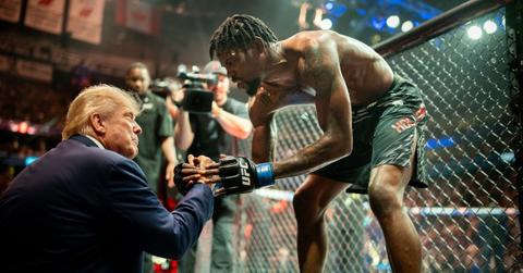 Photo of Donald Trump and Kevin Holland