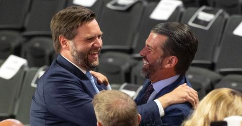 Photo of JD Vance and Donald Trump Jr.