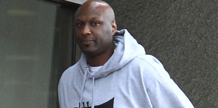 Lamar Odom Filming His Reality Show In Beverly Hills