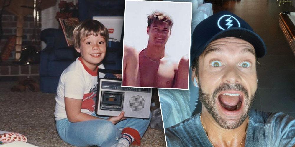 Ryan Seacrest's Best Throwback Photos Prom, College And More