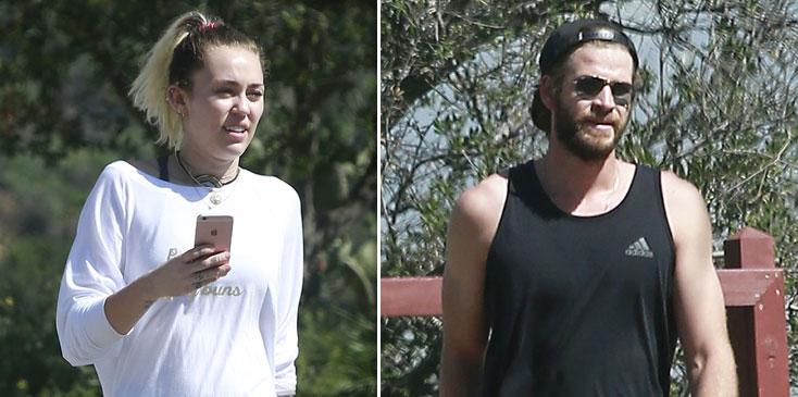 Miley Cyrus Liam Hemsworth Married Photos Long