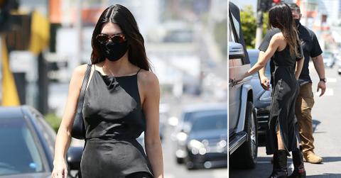 kendall jenner is seen leaving petit taqueria after lunch