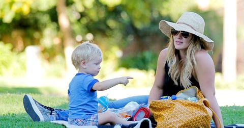 Hilary Duff & Son Luca
