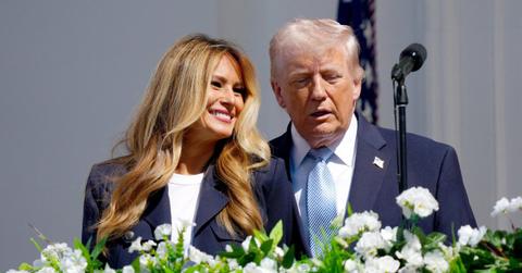 Photo of Donald and Melania