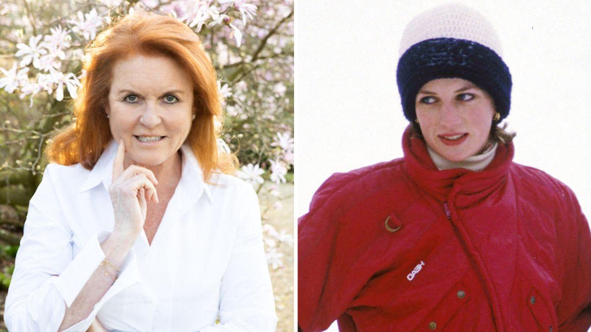 Split photo of Sarah Ferguson and Princess Diana