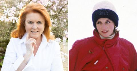 Split photo of Sarah Ferguson and Princess Diana