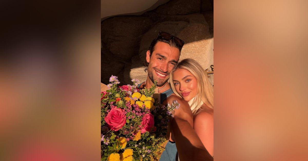 Image of Sam Asghari is dating Brooke Irvine.