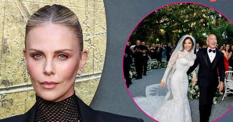 charlize theron jeff bezos wedding slam