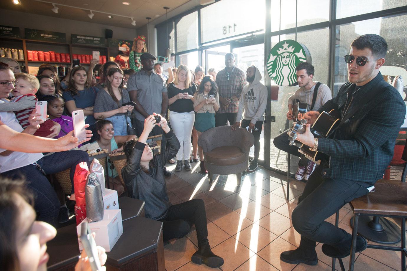 Nick Jonas Starbucks Project Give Good 2