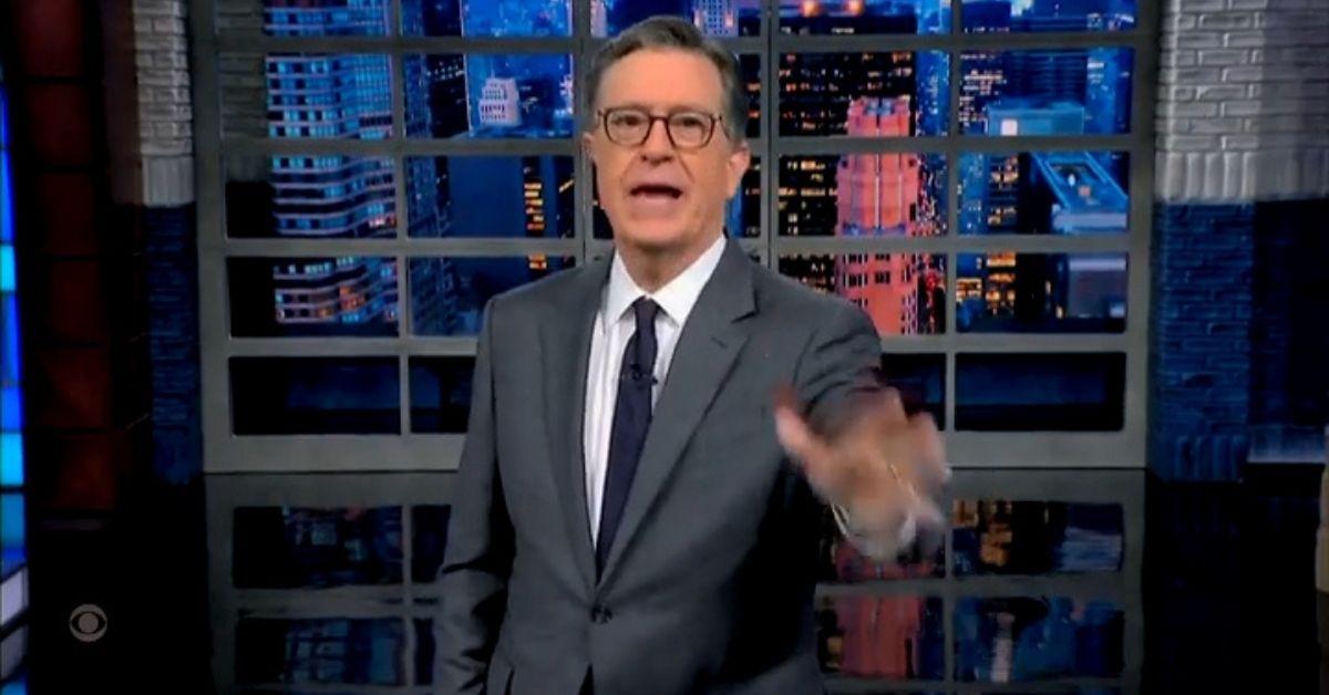 Photo of Stephen Colbert criticized Donald Trump's cold reaction to a man collapsing in the White House.