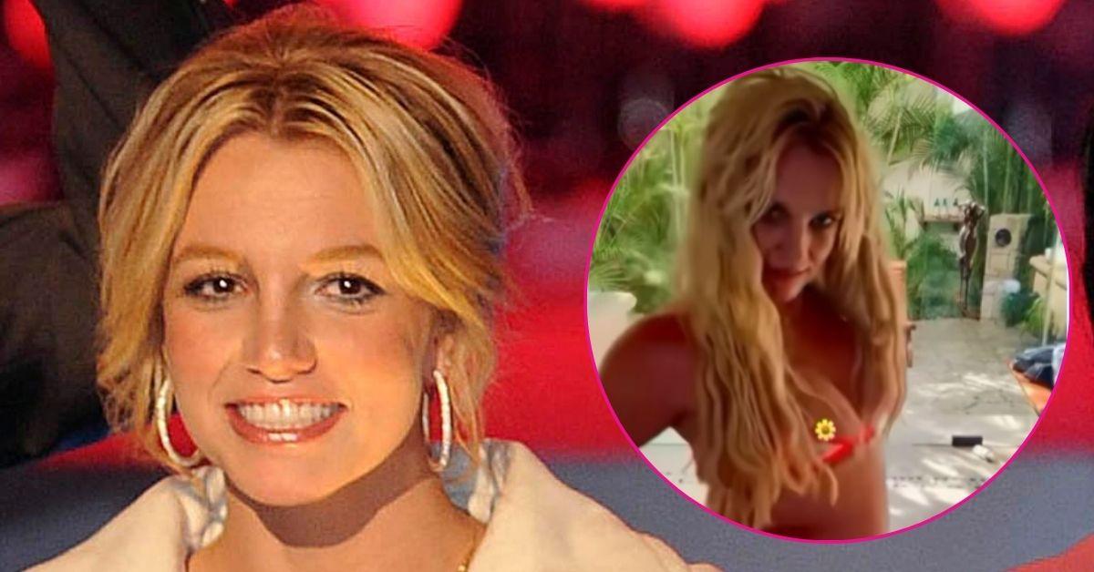 britney spears bikini nip slip clip