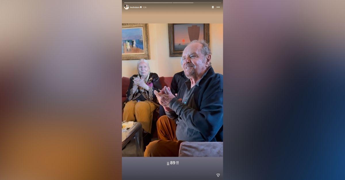 image of Jack Nicholson celebrated his 89th birthday with a rare and intimate moment shared by his daughter Lorraine.