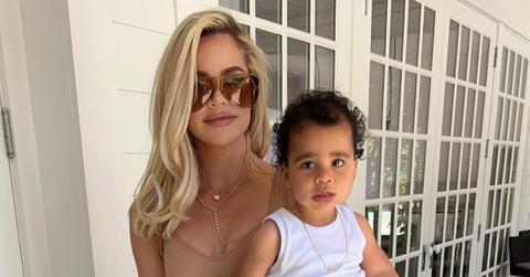 khloe kardashian tatum first birthday post less connected photos