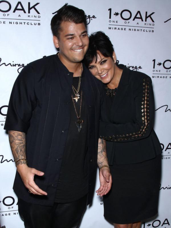 Rob kardashian kris jenner