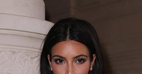 Kim kardashian braless dress valentino