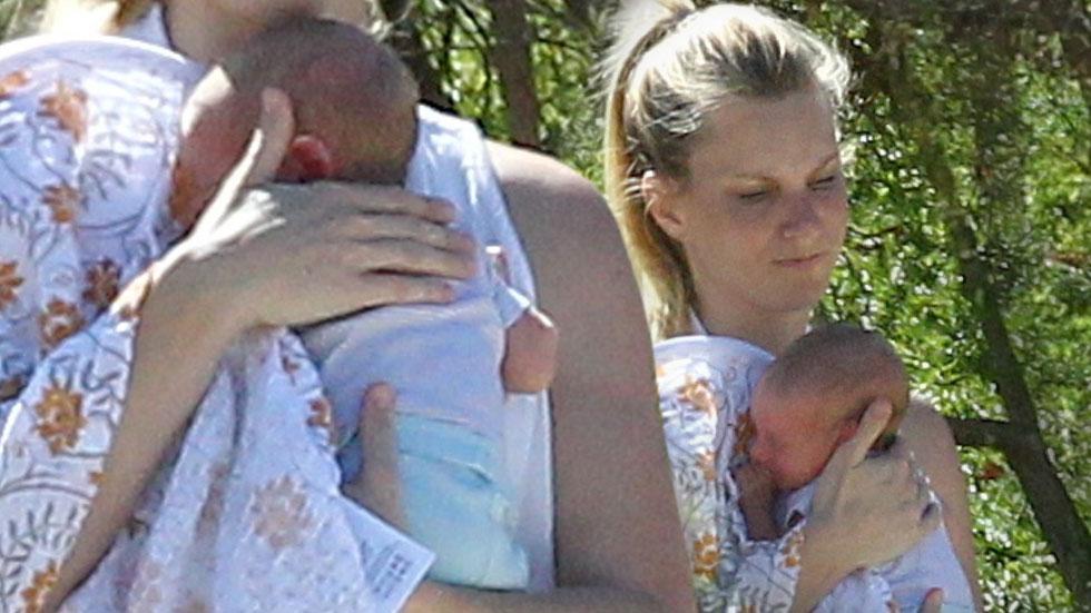 Heather Morris Cuddles Son Owen Bartlett