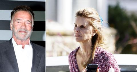 arnold schwarzenegger wife maria shriver phone call divorce settlement