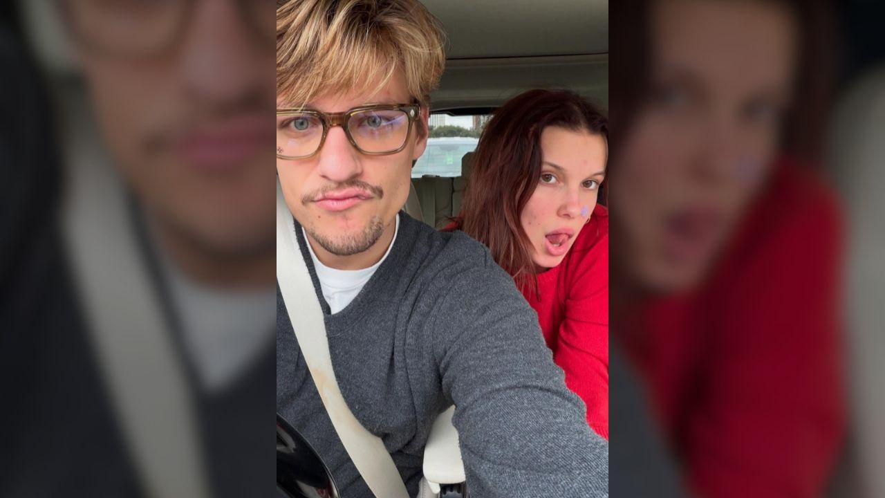 image of Millie and Jake got engaged in 2023.