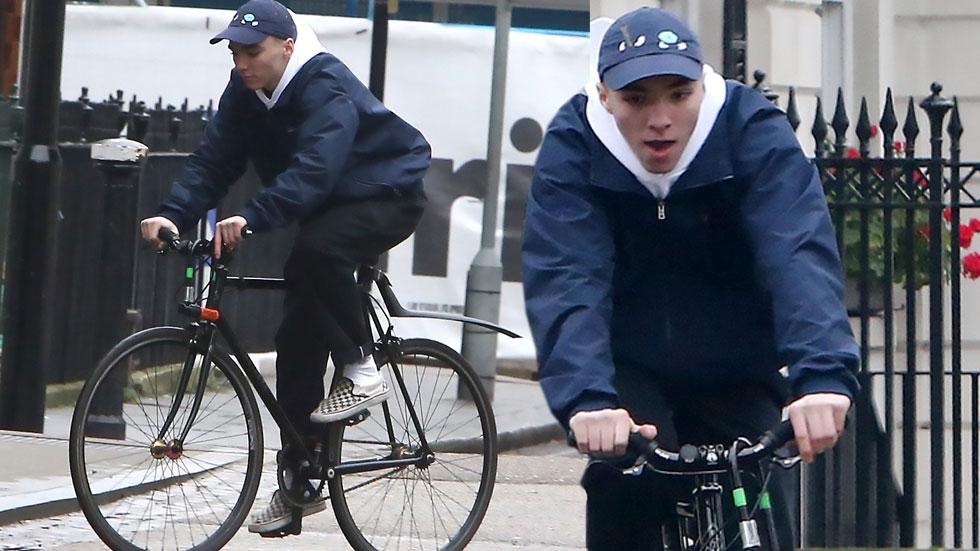 rocco richie riding his bike