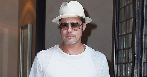 Brad Pitt steps out in all white in Tribeca, NYC