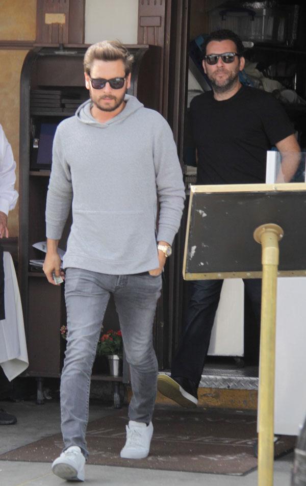 Scott Disick seen after having lunch in Beverly Hills