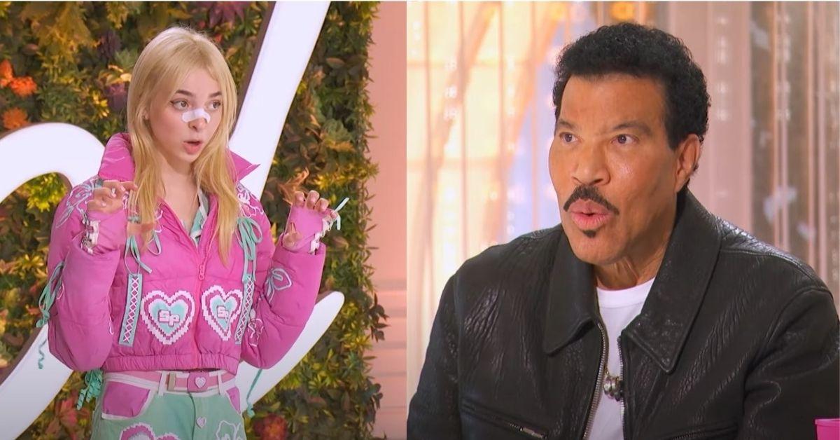 Composite photo of Sophie Powers and Lionel Richie