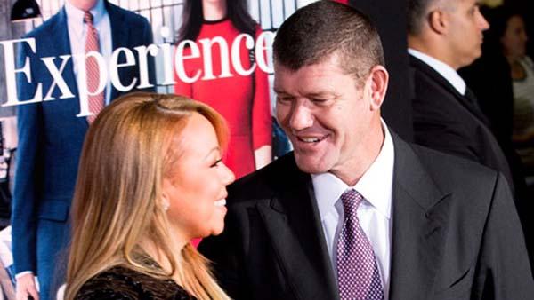 Mariah Carey and new boyfriend James Packer walk the red carpet